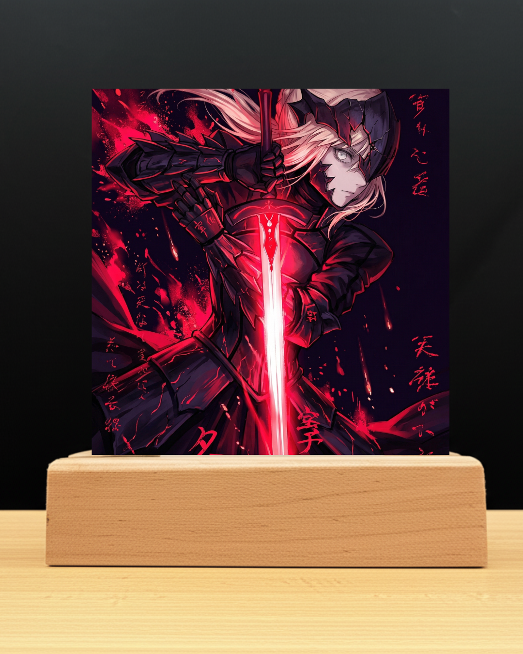Fate Saber Alter Nightlight-Anime Desk Decor