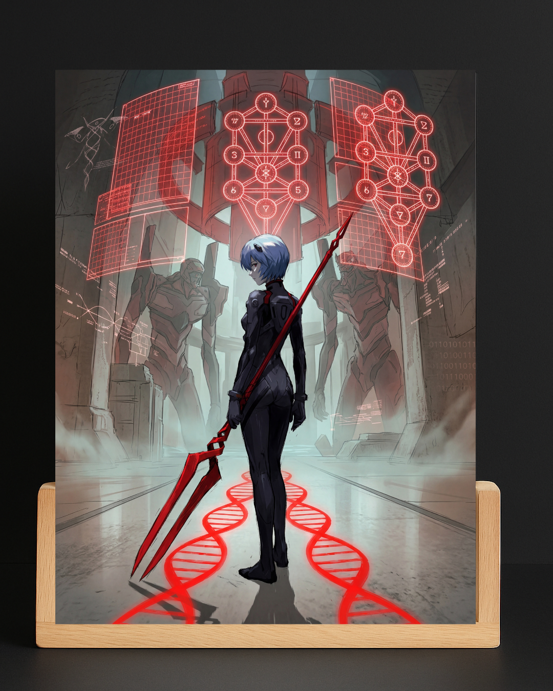 Evangelion Rei LED Nightlight-Anime Desk Decor
