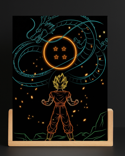 Goku LED Nightlight-Anime Desk Decor