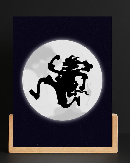 One Piece Gear 5 Moon Acrylic LED Nightlight-Anime Desk Decor