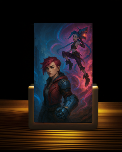 Vi and Jinx Acrylic Nightlight