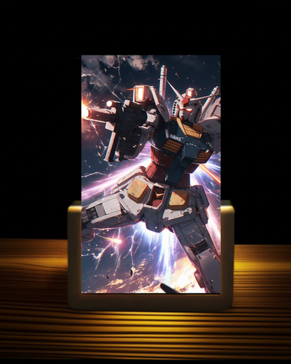 Gundam Rx battle Acrylic Nightlight
