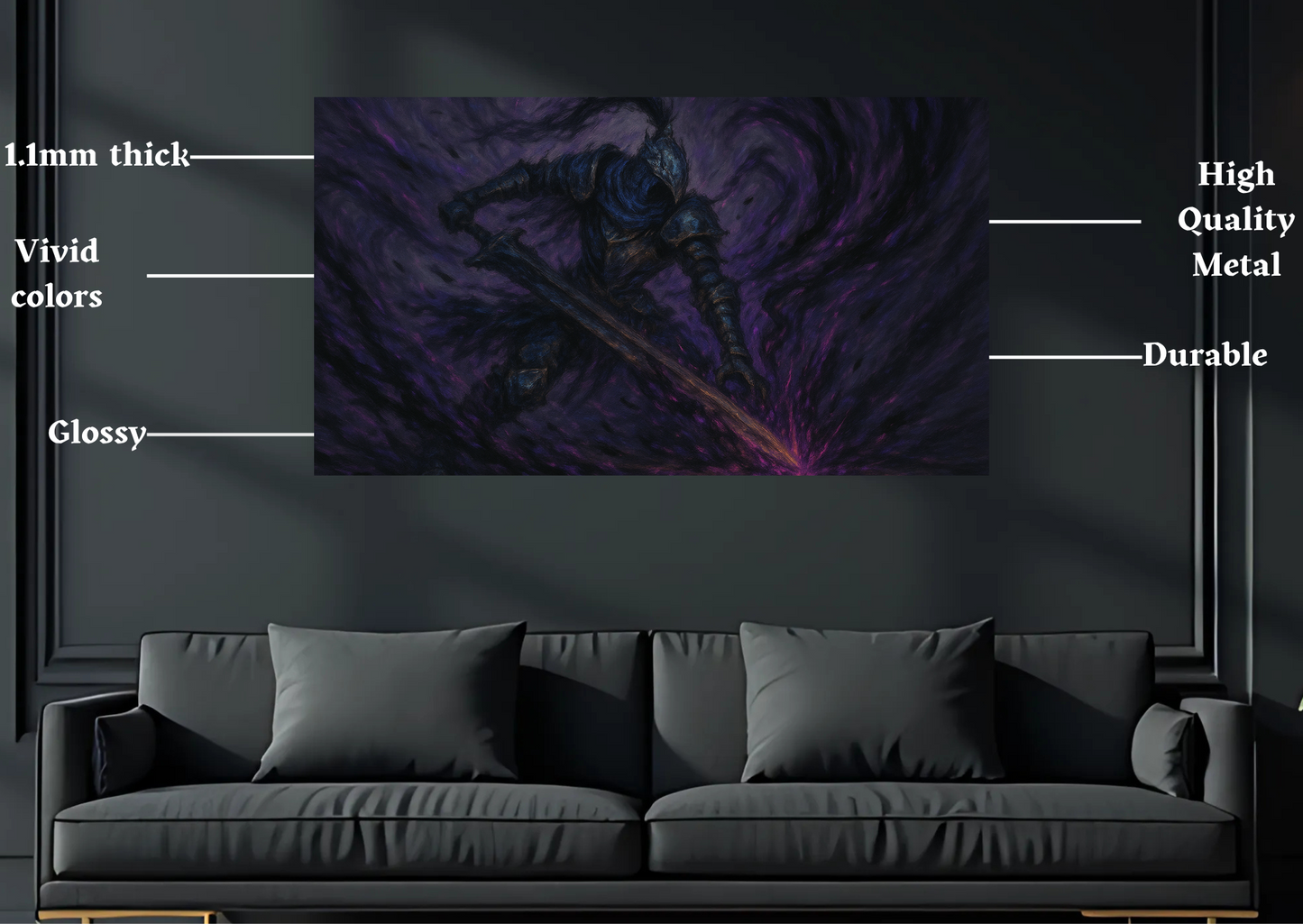 Artorias Metal Poster