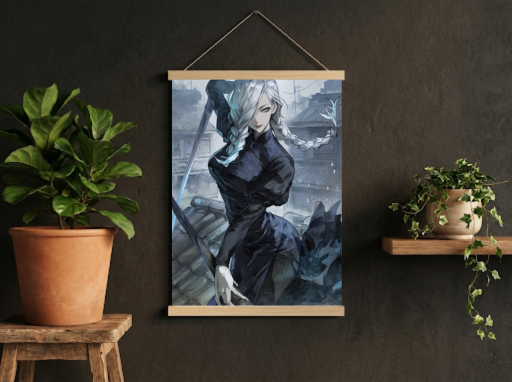 JJK mei mei Scroll -Anime Wall Decor