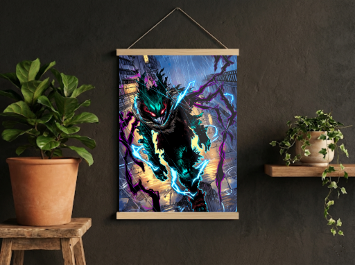 MHA Deku Scroll -Anime Wall Decor