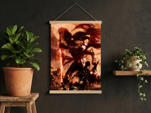 Expedition 33 Dualist Scroll -Gaming Wall Decor
