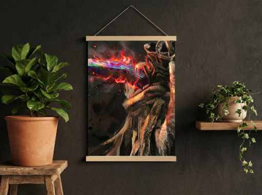 Elden Ring Morgott Scroll -Gaming Wall Decor