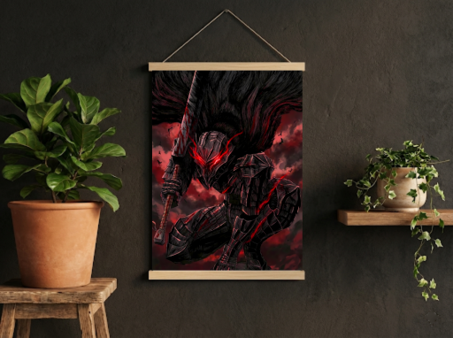 Berserker armor manga Scroll -Anime Wall Decor