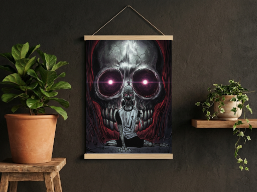 HunterxHunter Netero Scroll -Anime Wall Decor