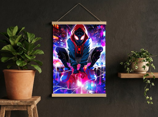 Marvel Miles Scroll -Gaming Wall Decor