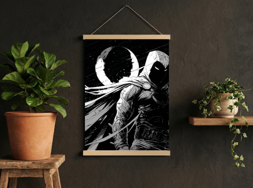 Marvel Moonknight Scroll -Gaming Wall Decor