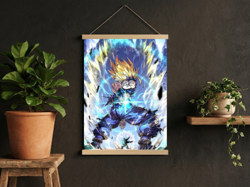 Dragonball Gohan Scroll -Anime Wall Decor