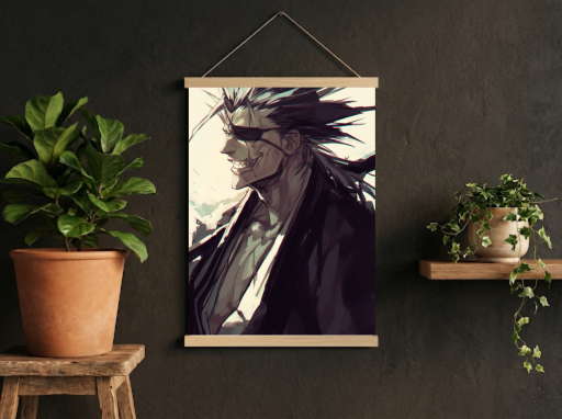 Bleach Kenpachi Scroll -Anime Wall Decor