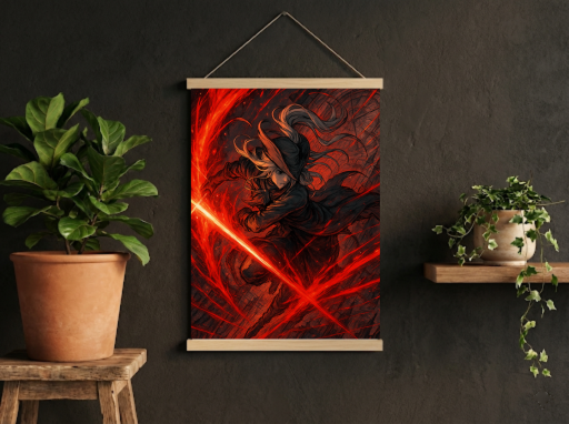 Bloodborne Lady Maria Scroll -Gaming Wall Decor