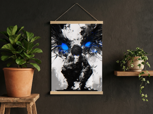 Deathnote L Scroll -Anime Wall Decor