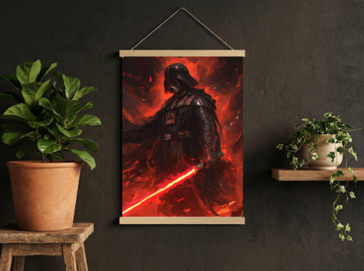 Star Wars Darth Vader Scroll -Movie Wall Decor