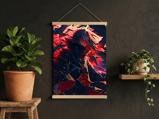 Naruto Itachi  Scroll -Anime Wall Decor