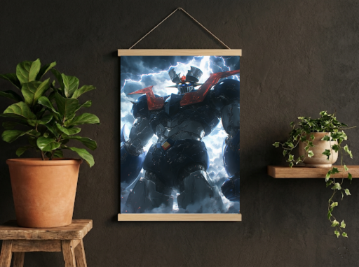Mazinger Scroll -Anime Wall Decor