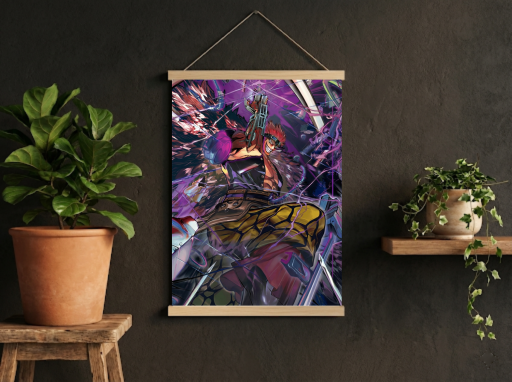 One Piece Captain Kid Scroll -Anime Wall Decor