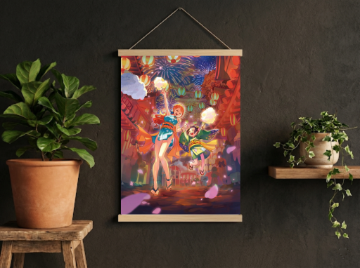 One Piece Nami Scroll -Anime Wall Decor