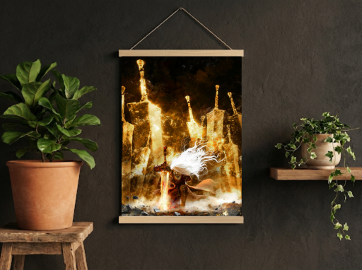 Expedition 33 Simon Scroll -Gaming Wall Decor