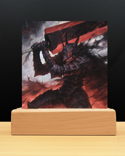 Berserker Armor Acrylic LED Nightlight-Anime Desk Decor