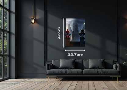 Spiderman Duality Metal Poster