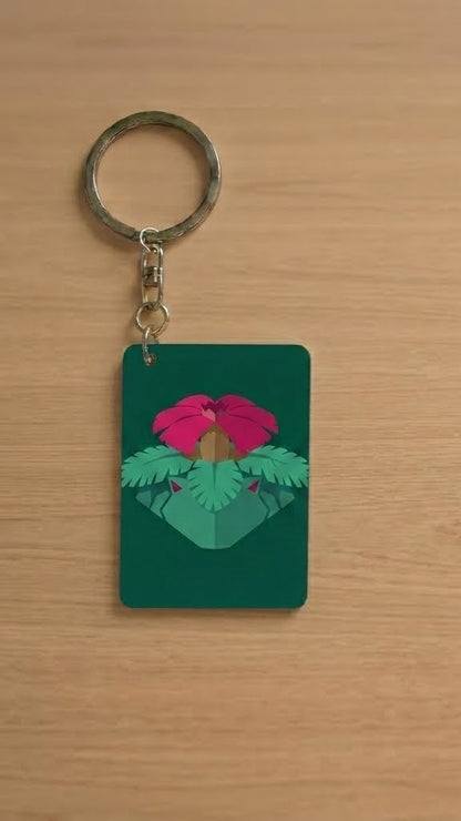 Bulbasaur and Venusaur Keychain