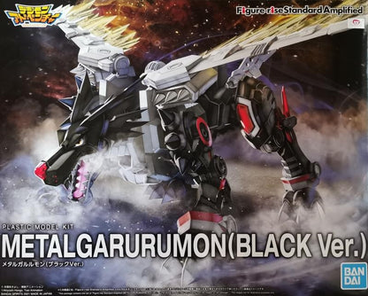 Figure-rise Standard Digimon Amplified Metal Garurumon Black ver.