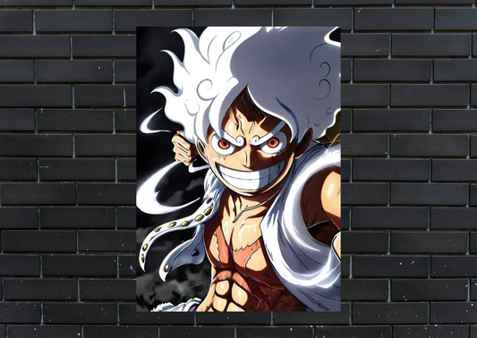 One Piece Gear 5 Metal Poster-Anime Wall Decor
