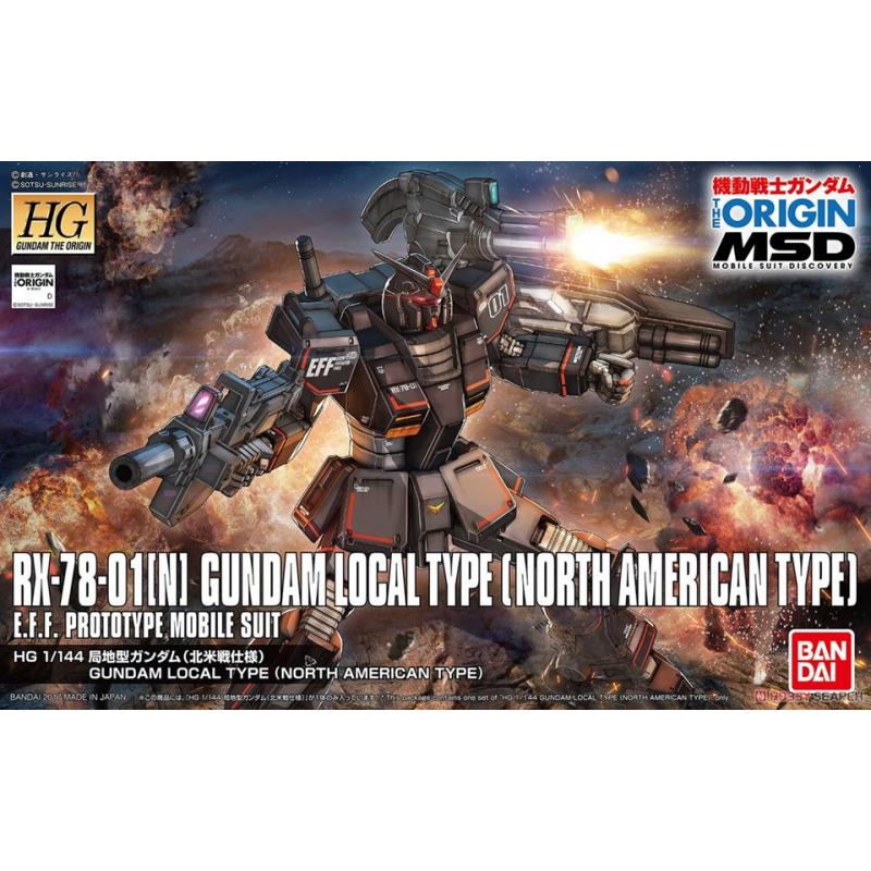 HG Gundam The Origin #17 Gundam Local Type North American Front ver.