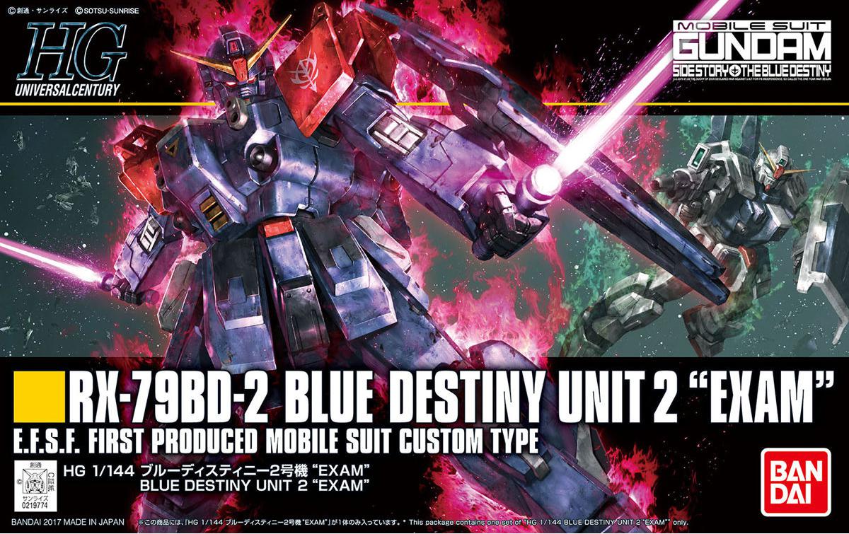 HG UC #208 Blue Destiny Unit 2 "EXAM"