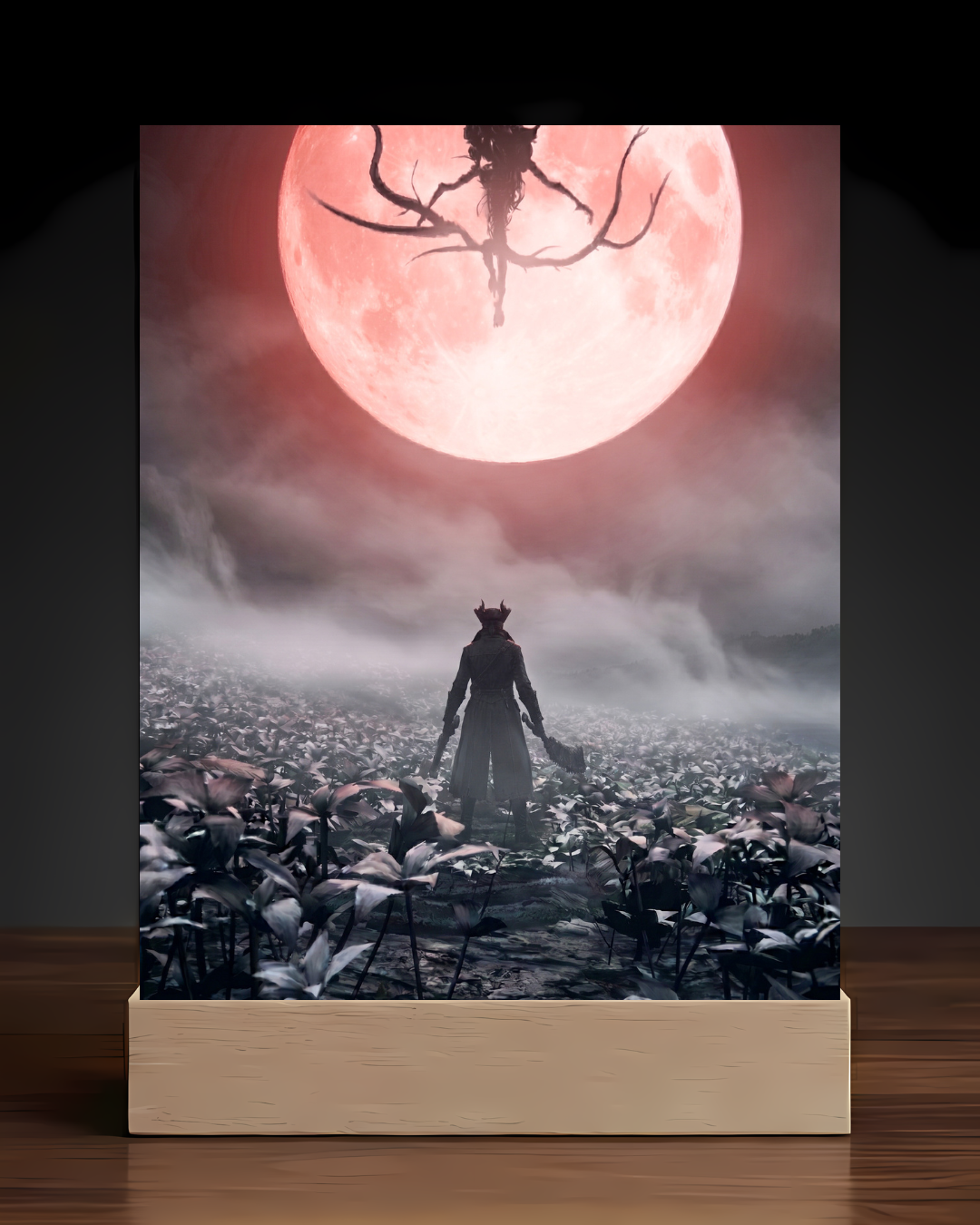 Bloodborne Moon presence Acrylic LED Nightlight-Gaming Desk Decor