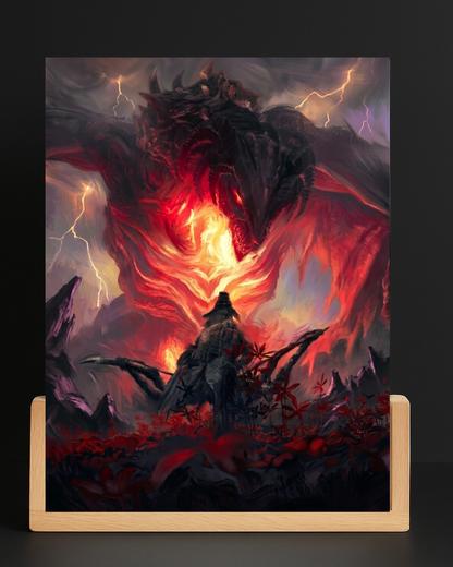 Elden Ring Bayle Acrylic LED Nightlight-Gaming Desk Decor