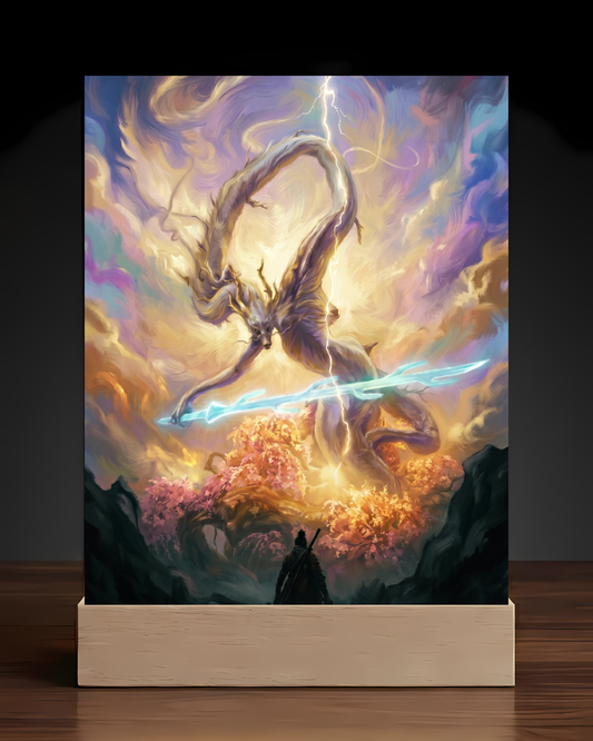 Sekiro Dragon Acrylic LED Nightlight-Gaming Desk Decor
