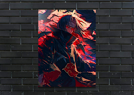 Itachi crows Metal Poster
