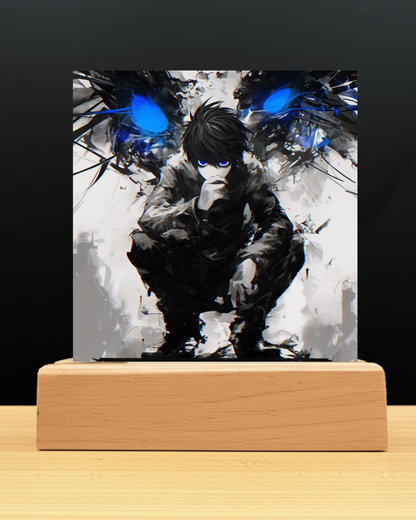Death Note L Acrylic LED Nightlight-Anime Desk Decor