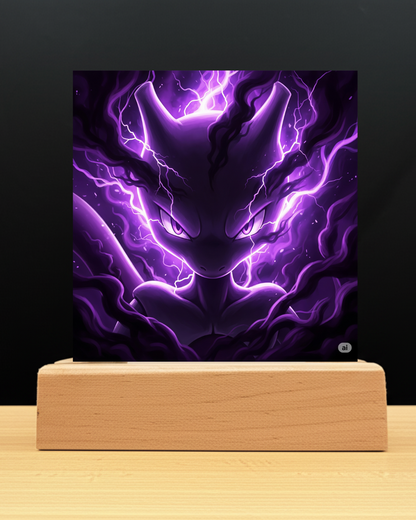 Pokemon Mewtoo aura Acrylic Nightlight