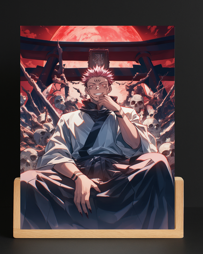 JJK Sukuna Acrylic LED Nightlight-Anime Desk Decor