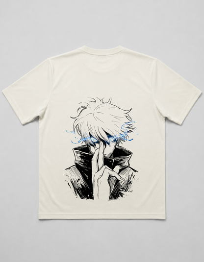 JJK Gojo Mask Oversized T shirt