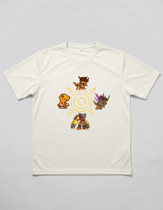 Digimon Evolution Oversized T shirt