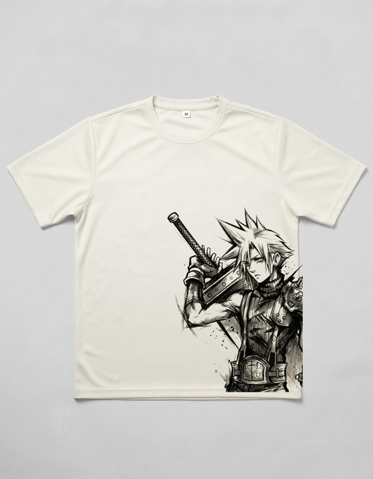 Final Fantasy Cloud Oversized T shirt