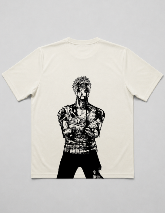 One Piece Zoro Nothing Happened Oversized T shirt