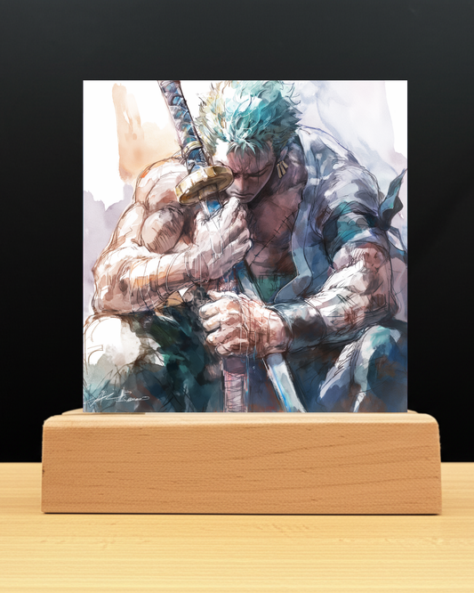 One Piece Zoro Acrylic Nightlight