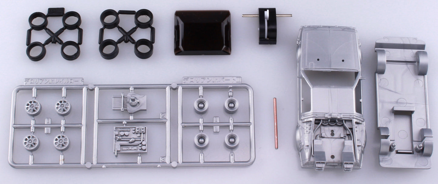 Back to the Future Part III - Pull-Back DeLorean & Railroad Wheels
