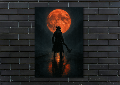 Bloodborne Hunter Metal Poster
