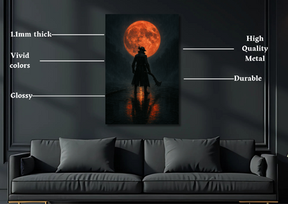 Bloodborne Hunter Metal Poster
