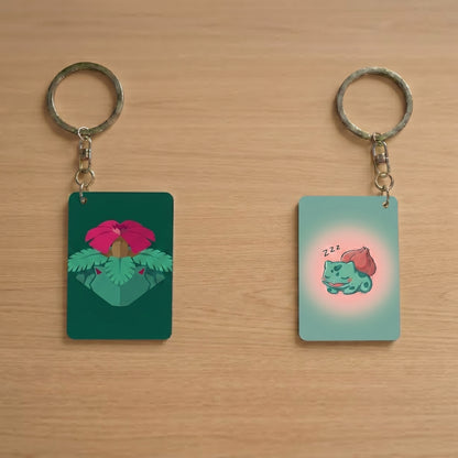 Bulbasaur and Venusaur Keychain