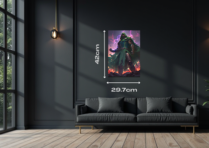 Dr Doom Battle Metal Poster