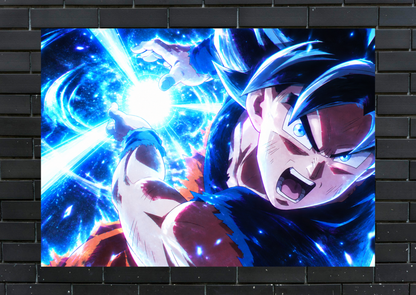Dragon Ball Goku Kamehameha Metal Poster wall display